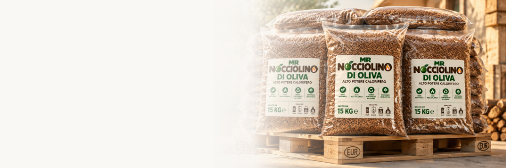Bancale di sacchi MR NOCCIOLINO per riscaldamento